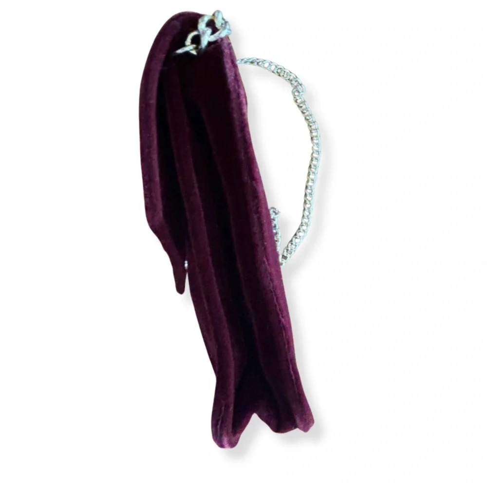 ✨ Vintage Jimmy Choo Parfums Velvet Chain Clutch ✨ - Picture 6 of 11